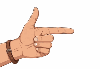 Secuencia del disparo con pulgar arriba, abajo y arriba otra vez